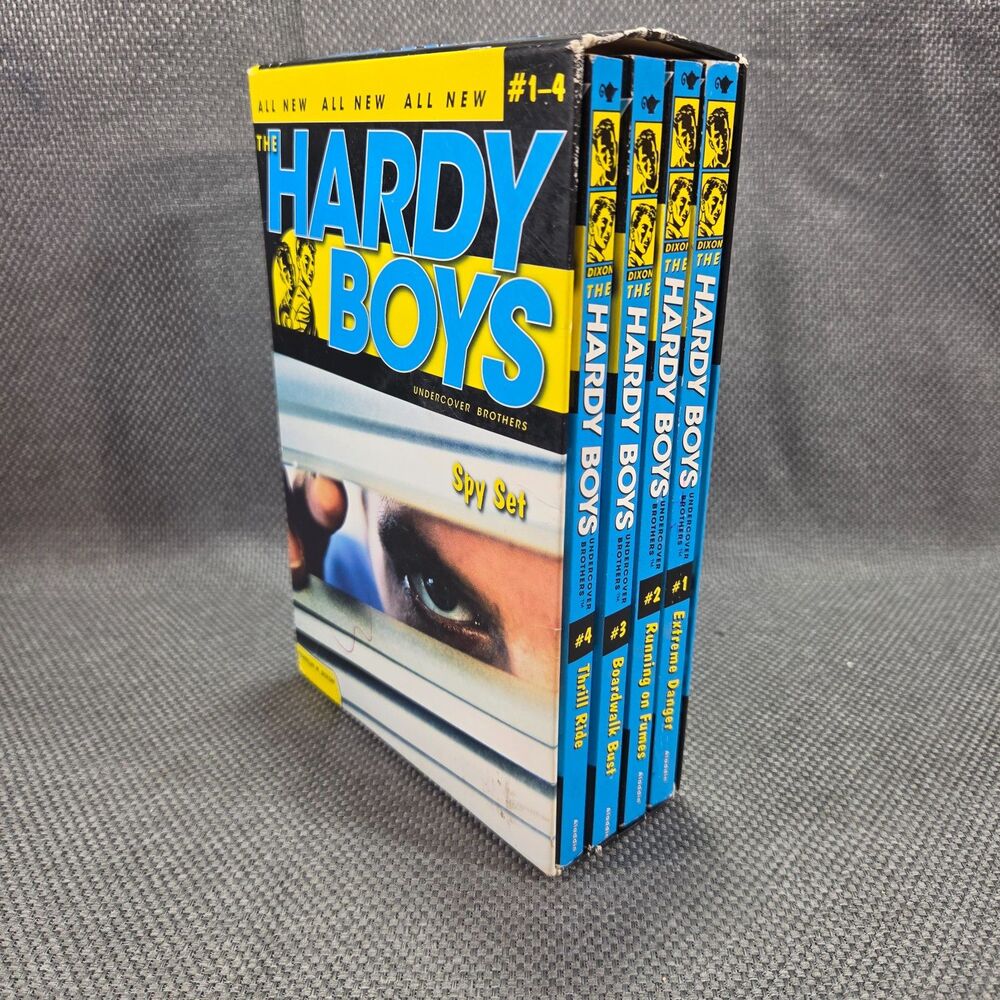 The Hardy Boys Undercover Brothers Spy Set Books #1-4 Paperback Boxed Set 2005